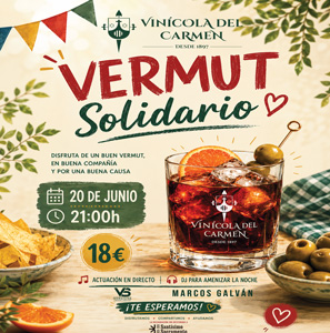 Vinícola del Carmen Vermut Solidario junio